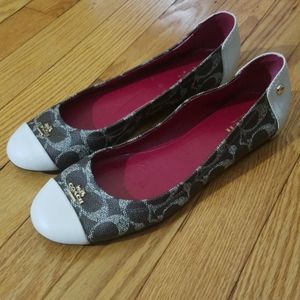 Coach Signature Ballet Flats Size 7.5